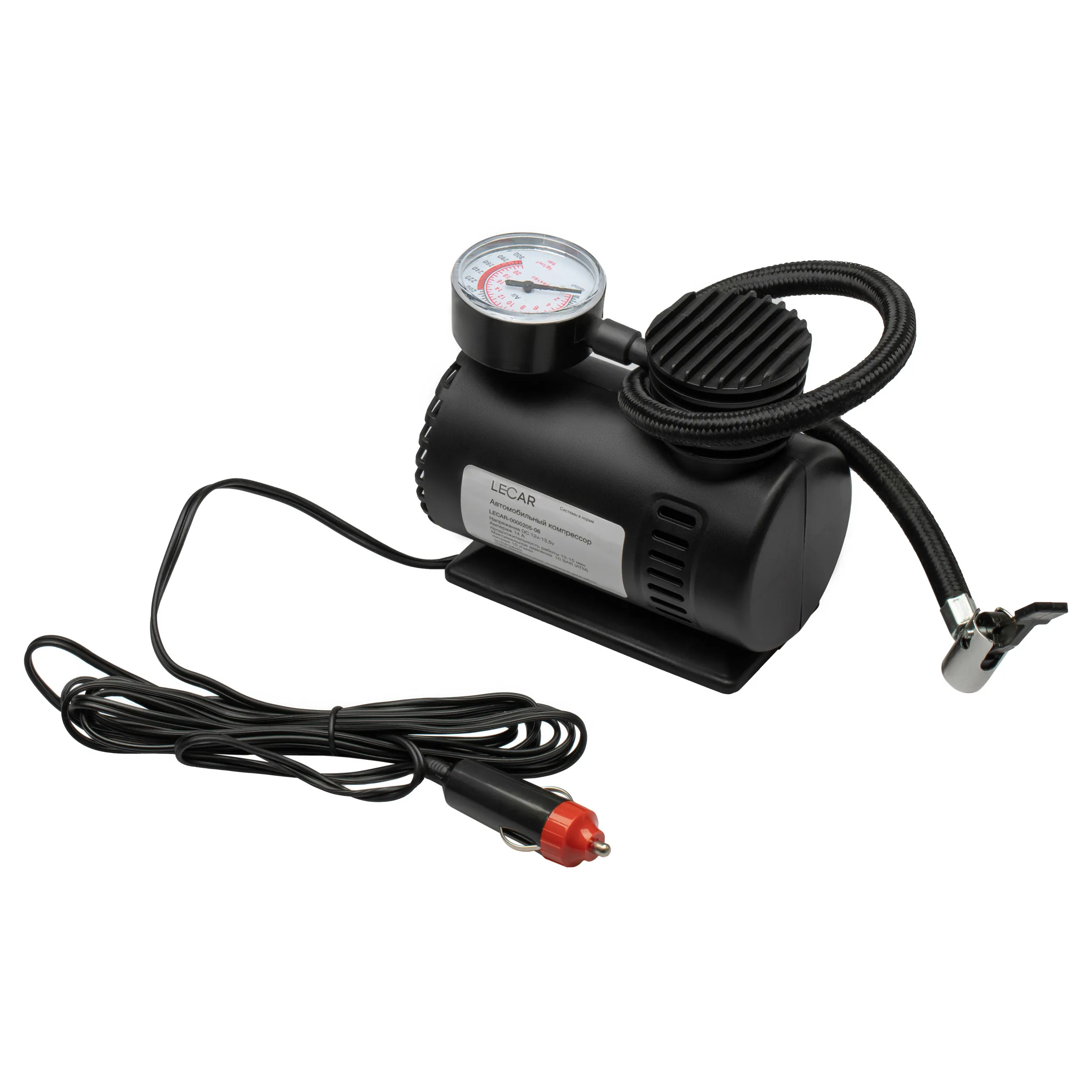 Компрессор LECAR LECAR000020506 7 атм, 10 л/мин пластиковый корпус