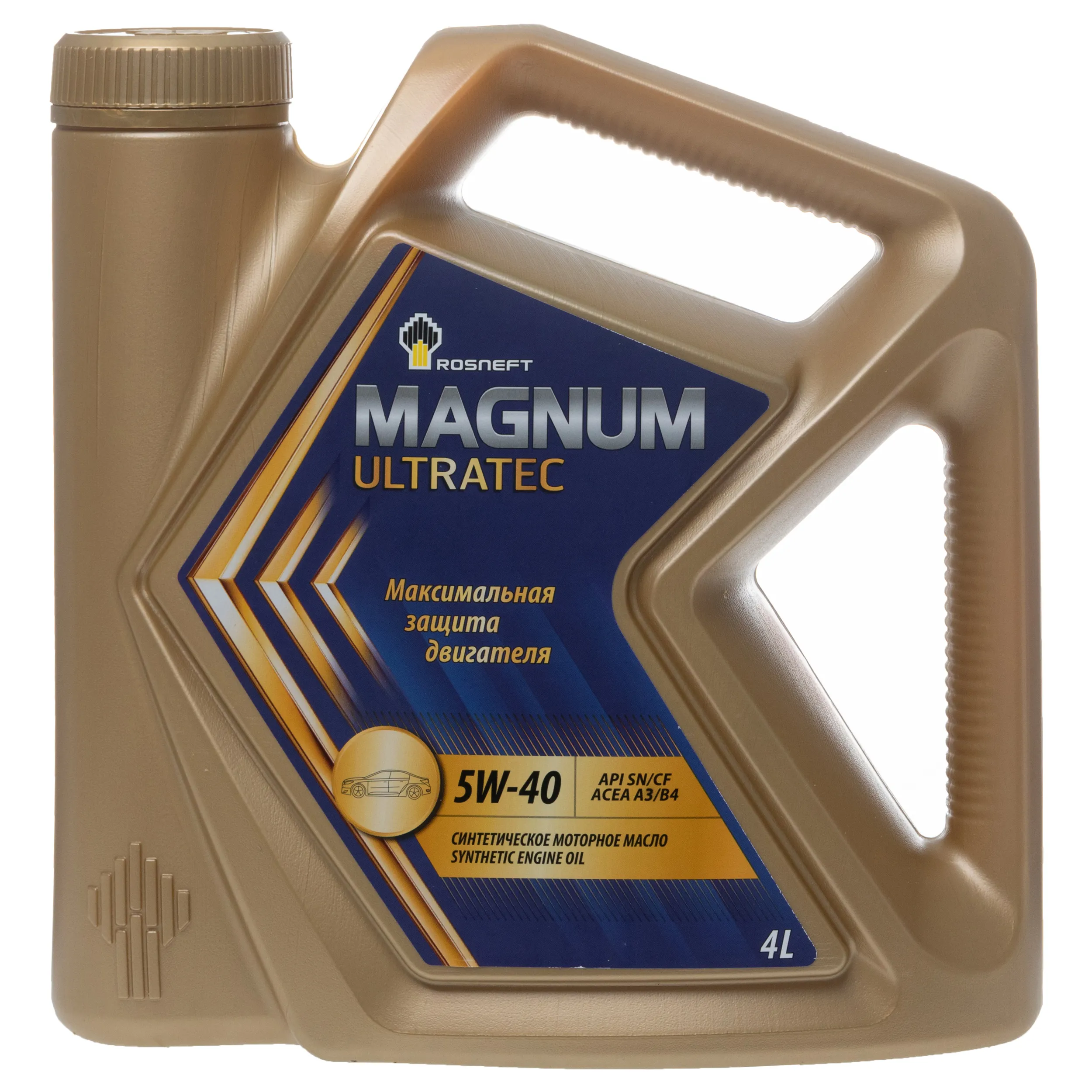 Масло моторное 5w40 синт. Magnum Ultratec SN/CF (разливное) (4л) (Роснефть)