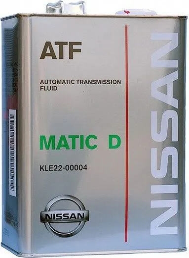 Масло трансмиссионное синтетическое для АКППATF 4л NISSAN KLE2200004